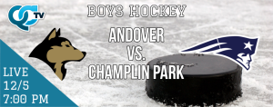 Boys Hockey: Andover @ Champlin Park 12-05-2024