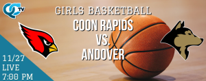 Girls Basketball: Coon Rapids @ Andover 11-27-2024